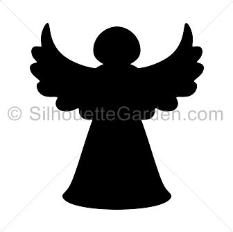 Christmas Tree Angel Silhouette - Free Clip Art, Printable, and Vector ...