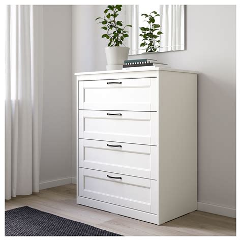 SONGESAND | Mebel-Ikea - интернет-магазин мебели ИКЕА в Украине | Ikea 4 drawer dresser, White ...