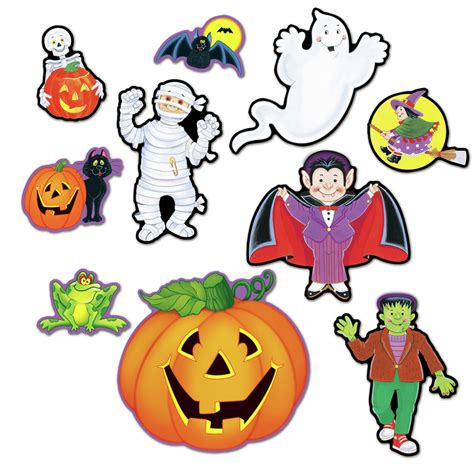 Beistle Halloween Decor/Halloween Cutouts,Size =5"-12"