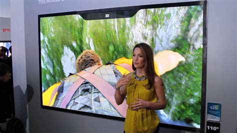 Samsung 110 inch 8K 3D TV! [CES 2015] - YouTube