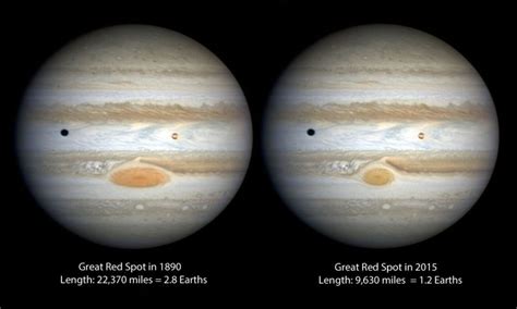 Jupiter's Red Spot gets taller as it shrinks | Space | EarthSky