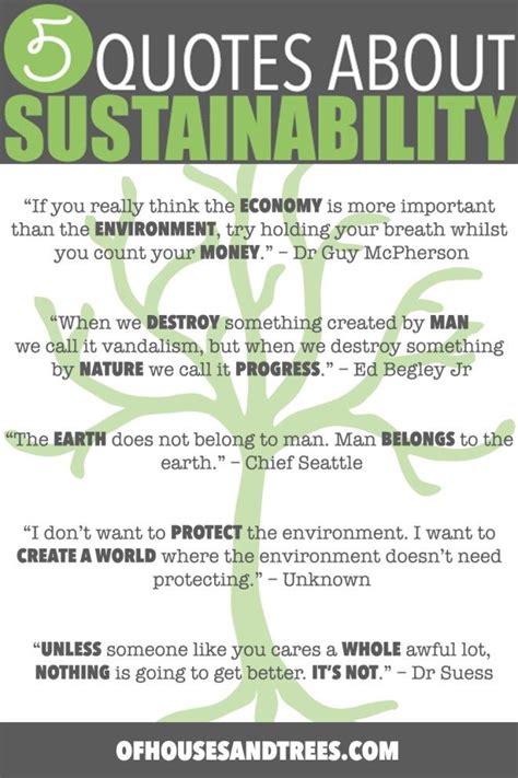 Sustainability Quotes | Five sustainability quotes superimposed over ...