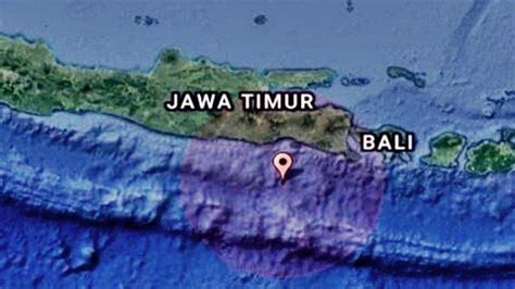 Gempa Bumi Kembali Guncang Jawa Timur Senin (07/06), Ini Lokasi Pusat ...