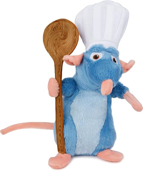 Disney - Pixar Ratatouille Remy Plush Toy with Hat and Spoon 25 cm ...