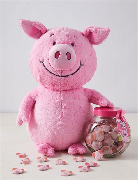 Percy Pig™ Plush Toy & Percy Pig™ Sweetie Jar | M&S