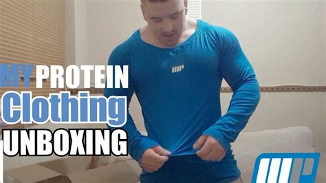 MYPROTEIN NEW CLOTHING LINE UNBOXING - YouTube