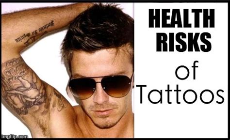 Health risks when getting a tattoo