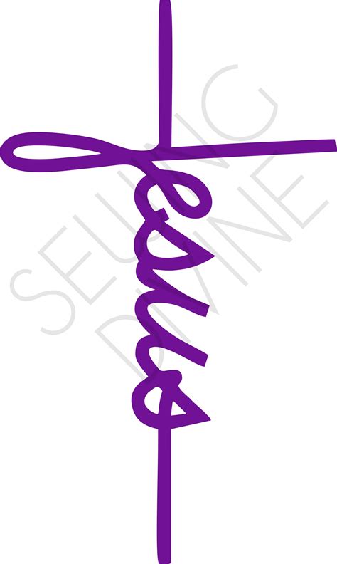 Jesus Cross SVG Cut Vector Clipart for vinyl cutters, printers, etc.