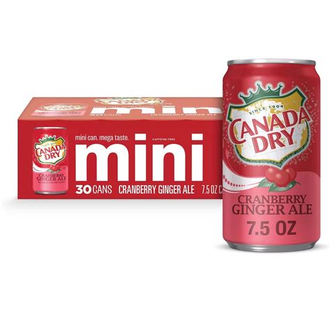 Amazon.com : Canada Dry Cranberry Ginger Ale - 7.5 Fl Oz, 30 Count ...