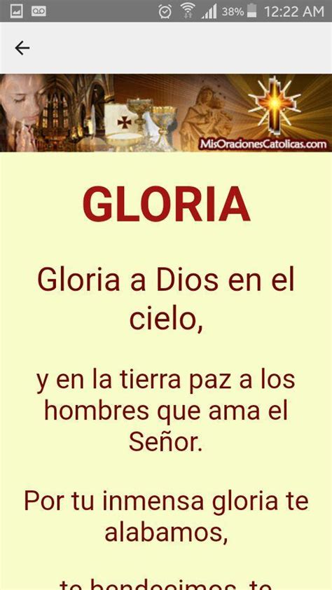 Gloria Oracion Catolica