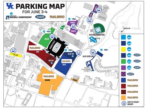 Parking Information: 2023 NCAA Baseball Lexington Regional on UK Campus ...