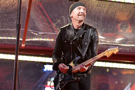 U2's the Edge finds the Edge ... of the Stage