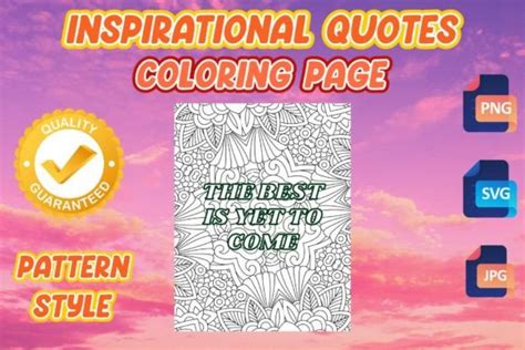 Motivational Quote Coloring Page Adult Graphic by Creative Dream · Creative Fabrica