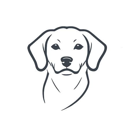 Premium Vector | Dog symbolizing art design stock illustration