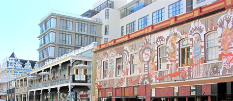 Colorful Buildings. Long Street, Downtown Cape Town, South Africa ...