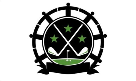 Golf club labels creative vector 11 free download