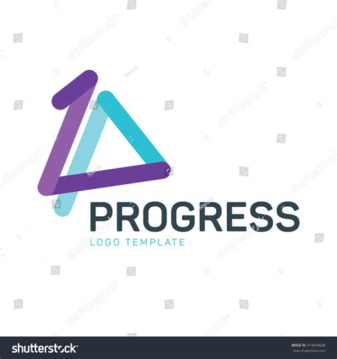 Progress Logo Template Stock Vector (Royalty Free) 419669608 | Shutterstock