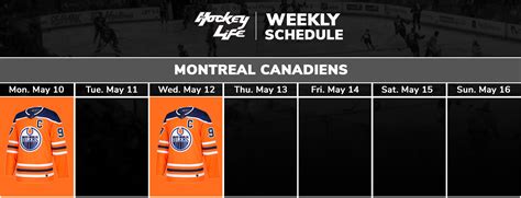 Montreal Canadiens Schedule – Pro Hockey Life