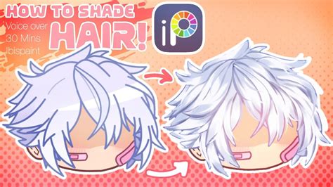 How To Shade Hair |Tutorial| Ibispaint | GachaClub - YouTube