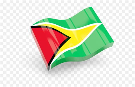 Illustration Of Flag Of Guyana - Trinidad And Tobago Png, Transparent ...