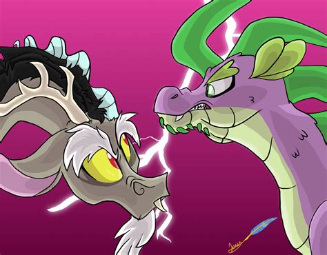 Discord vs Spike by Jaw2002 on DeviantArt