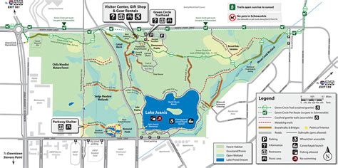 Map - Schmeeckle Reserve | UWSP