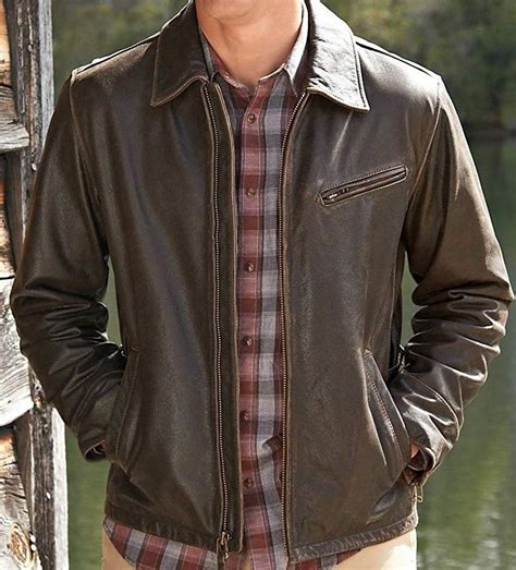 Eddie Bauer Journeyman Leather Jacket | RockStar Jacket