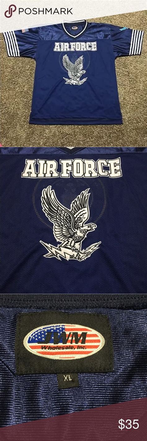 U.S Air Force Football Jersey W/ Crest On Back | Air force, Football jerseys, Us air force