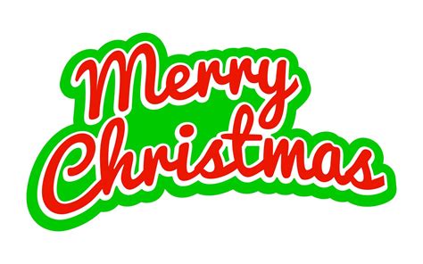 Merry Christmas text font graphic 552727 Vector Art at Vecteezy