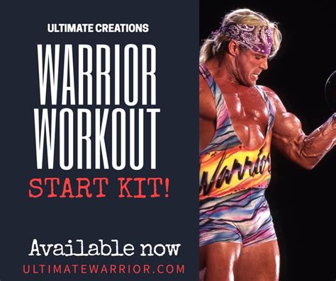 The Ultimate Warrior on Twitter: "Available now Warriors! The Warrior ...