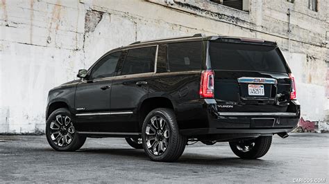 2018 GMC Yukon Denali Ultimate Black Edition - Rear Three-Quarter | HD Wallpaper #2