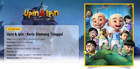 Lirik lagu Keris Sakti - Upin & Ipin (OST Keris Siamang Tunggal ...