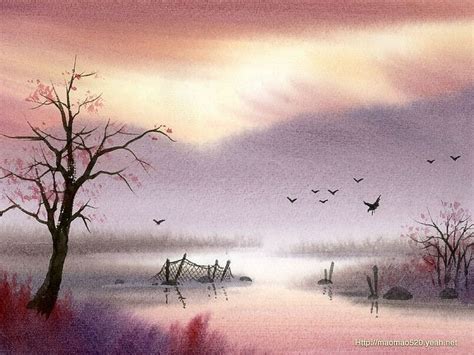 Natural Scenery Painting at PaintingValley.com | Explore collection of ...