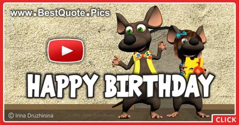 Mice Singing Happy Birthday To You Video