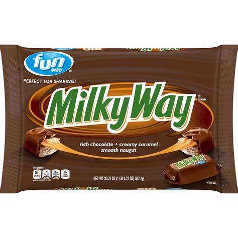 MILKY WAY Milk Chocolate Fun Size Candy Bars, 20.73-Ounce Bag - Walmart.com - Walmart.com