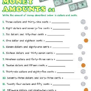 Writing Money Amounts | Education.com