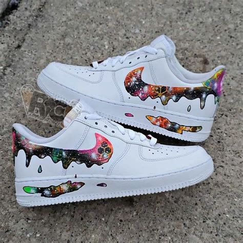 Custom "Drippy Cosmos" AF1s | THE CUSTOM MOVEMENT | Custom nike shoes, All nike shoes, Sneakers ...