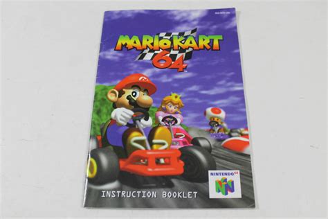 Manual - Mario Kart 64 - Rare Nintendo N64-N64_MARIO_KART_64