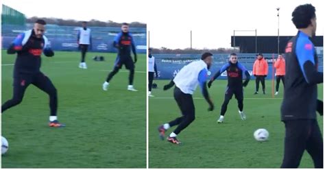 Neymar: PSG star’s cheeky tactic on return to training goes viral