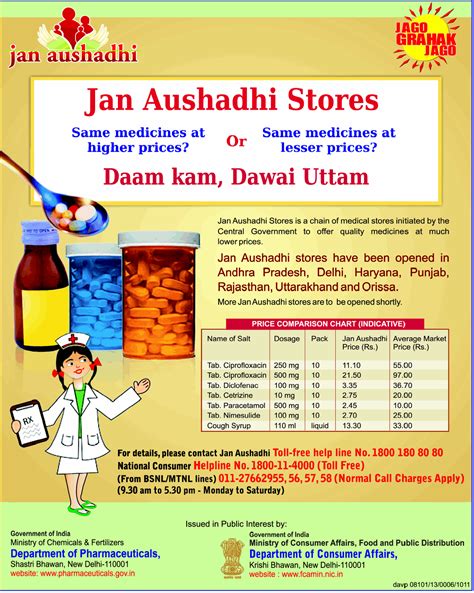 Jan Ausudhi store provide medicines on 50-60% discount