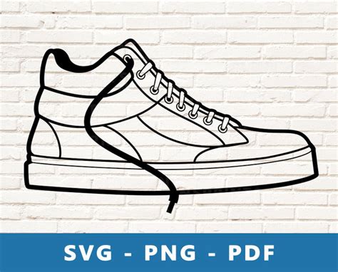 Sneaker Shoes SVG, Sneakers SVG, Skater Shoes Png, Sneakers Clipart ...