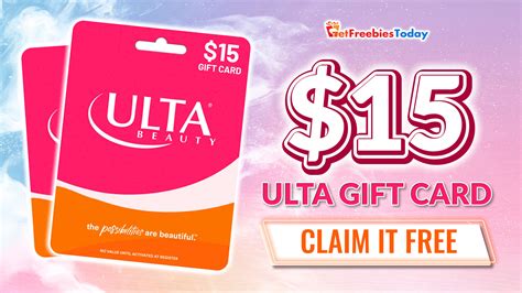 Ulta Gift Card Printable