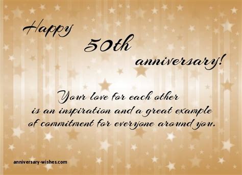 50th Anniversary Wishes - Happy 50th Anniversary Quotes & Images