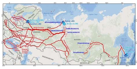 Promover Ceder el paso montar russian gas pipeline map Cuervo Bourgeon ...