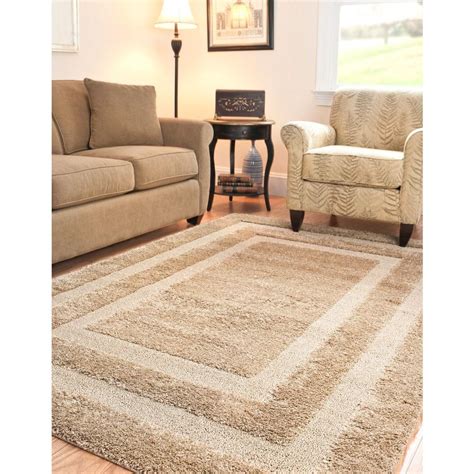 Safavieh Florida Shag Beige 4 ft. x 6 ft. Area Rug-SG454-1313-4 - The Home Depot