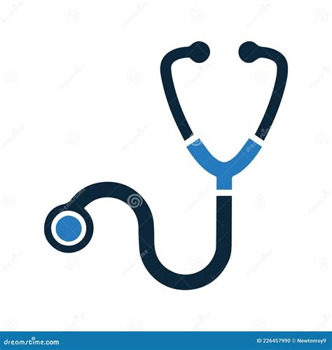 Doctor, Medical, Stethoscope Icon. Vector Design Isolated on a White ...