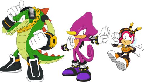 Vector, Espio and charmy bee by joneoyvilde03 on DeviantArt