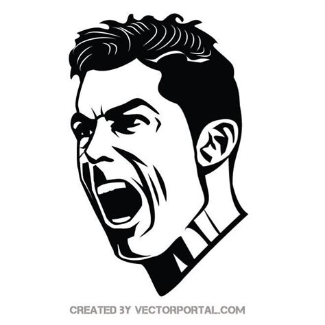 Sketch Cristiano Ronaldo Cartoon Drawing