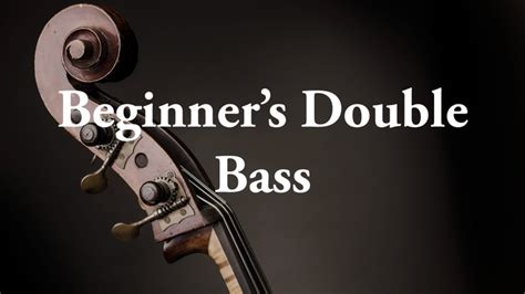 Beginner's Double Bass | Discover Double Bass