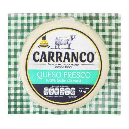 Queso Fresco Carranco 1.1 kg | Sam's Club